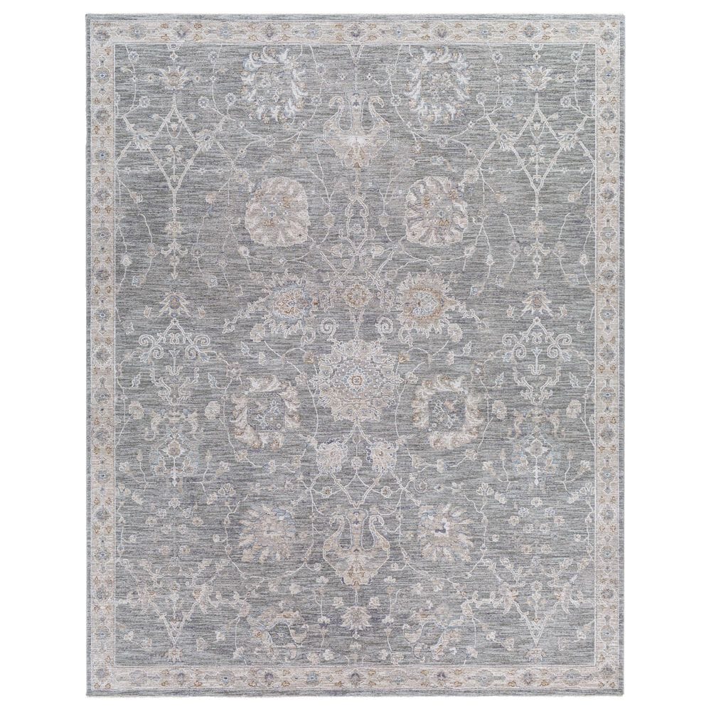 Surya Avant Garde 12" x 15" Gray, Beige and Denim Area Rug, , large