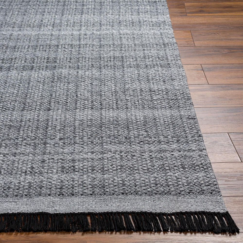 Surya Clover 2&#39;6&quot; x 8&#39; Medium Grey Runner, , large