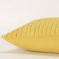 Rizzy Home 14" x 26" Down Filled Lumbar Pillow in Yellow, , large
