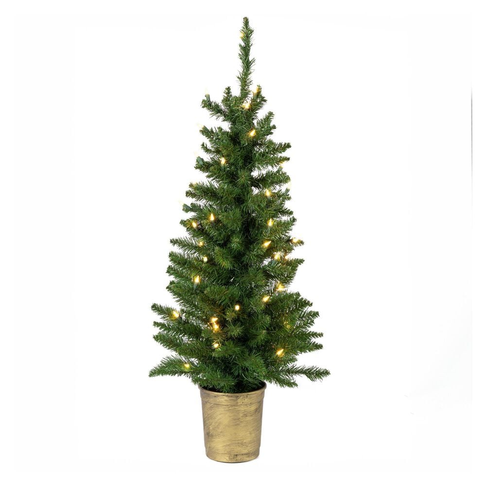 The Gerson Company 3.5" Colorado Spruce with Lights, , large