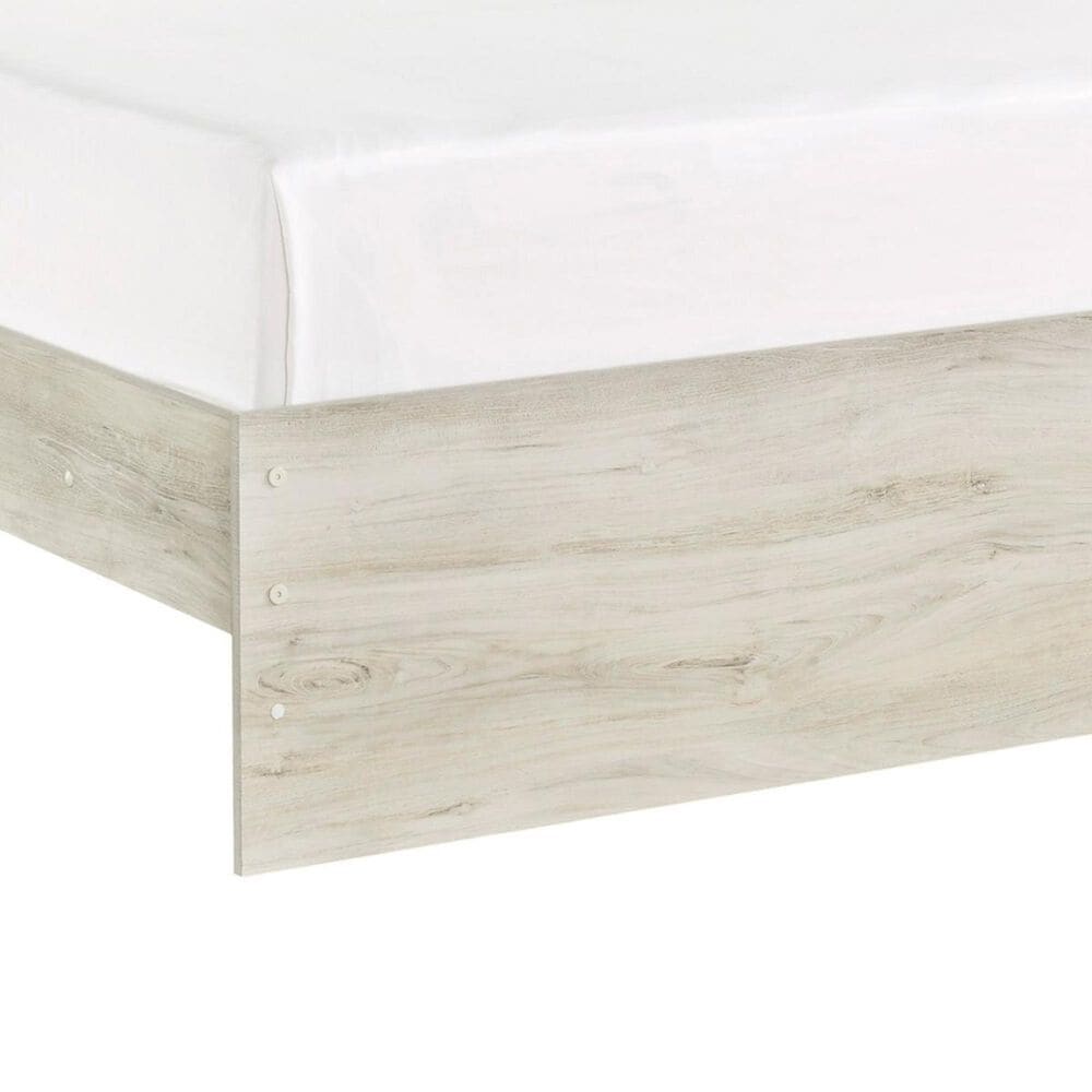 Signature Design by Ashley Cambeck Full Panel Bed in Whitewash with Lighting, , large