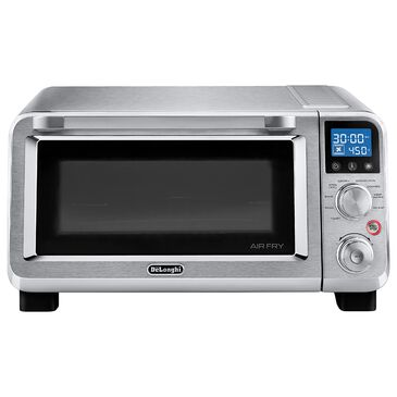 De"Longhi Livenza 0.5 Cu. Ft. 9-In-1 Digital Air Fry Convection Toaster Oven in Silver, , large