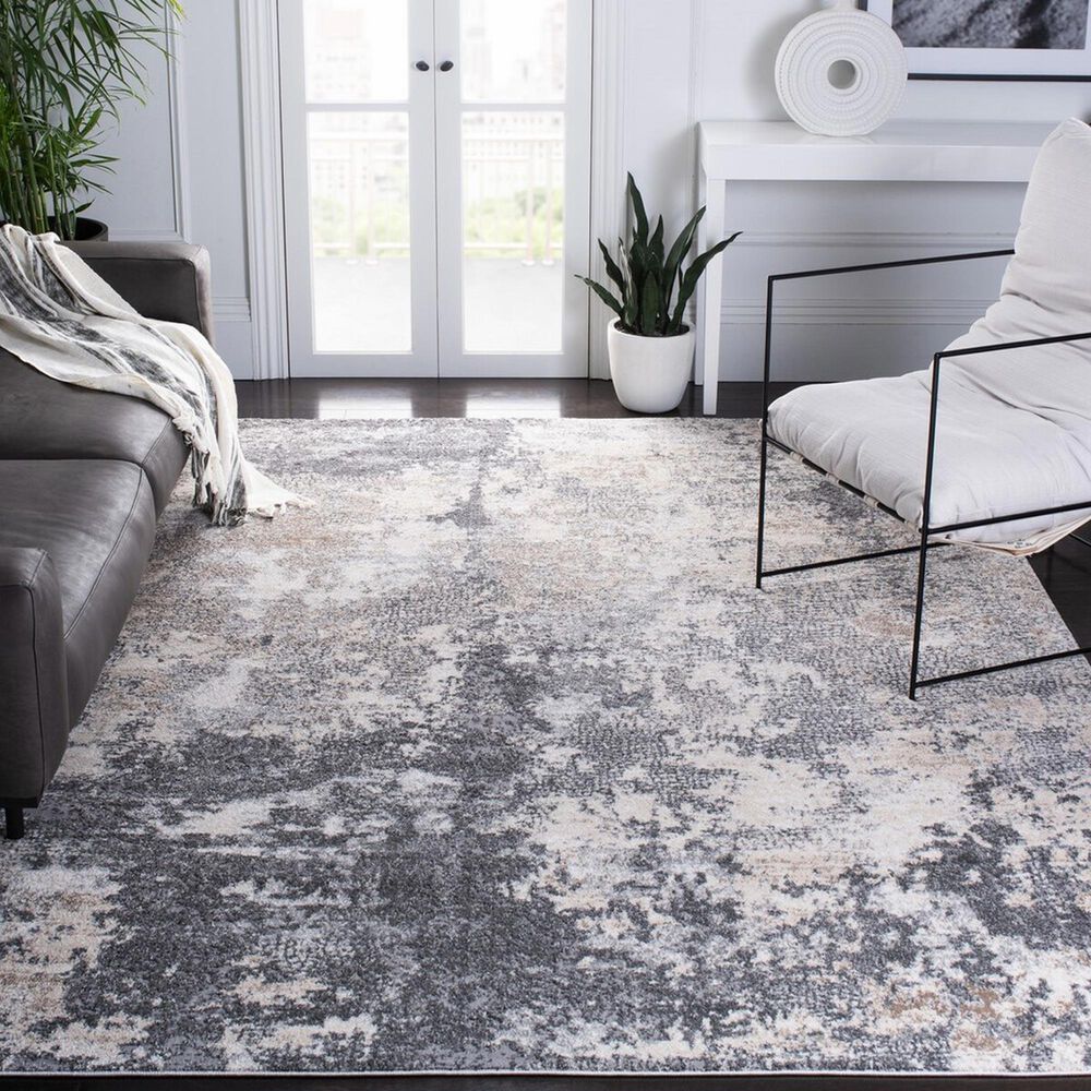 Safavieh Aston 12&#39; x 18&#39; Grey Area Rug, , large