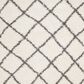 Safavieh Dallas Shag SGD258H-5 5"1" x 7"6" Ivory/Dark Grey Area Rug, , large