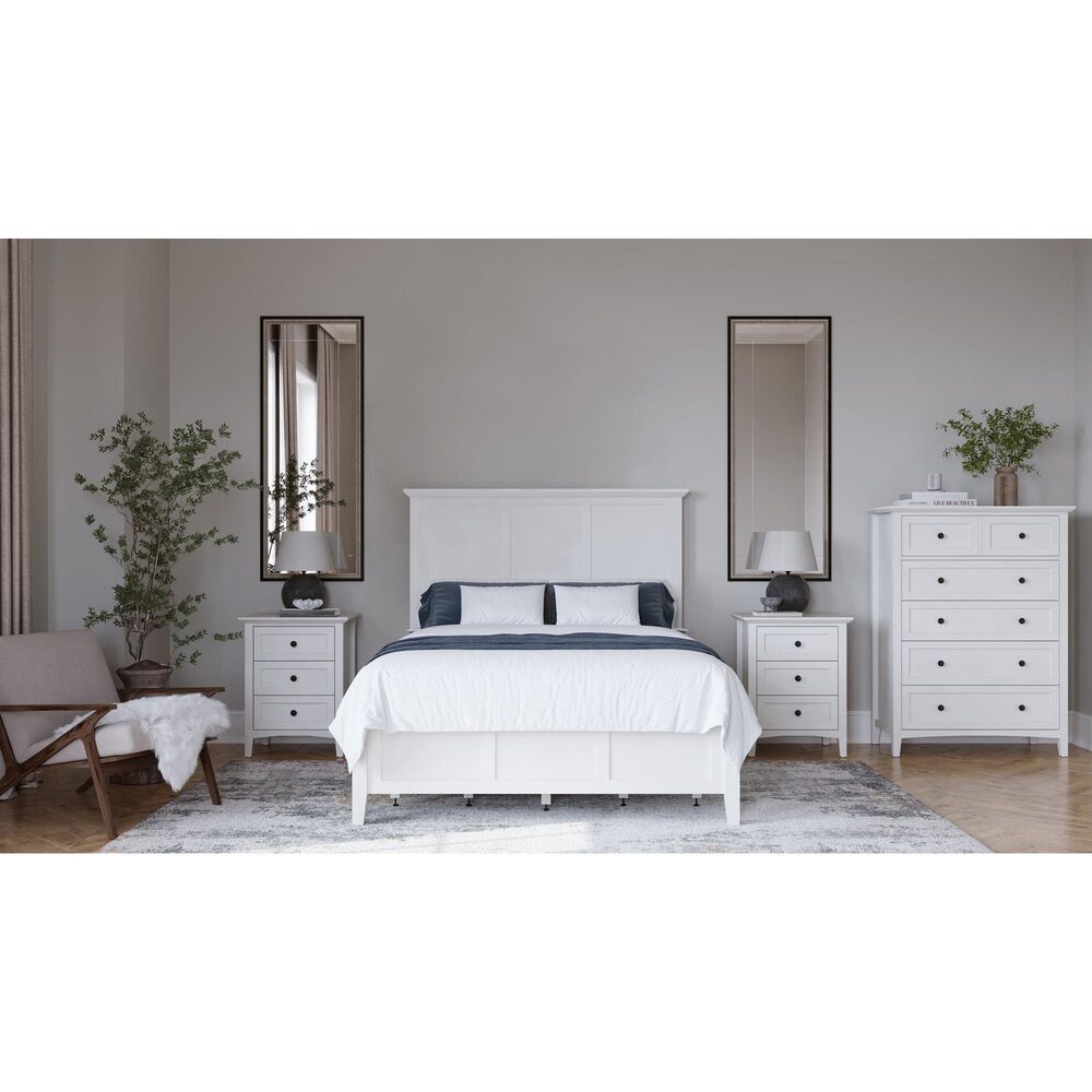 Urban Home Grace 5-Piece King Bedroom Set in Snowfall White, , large