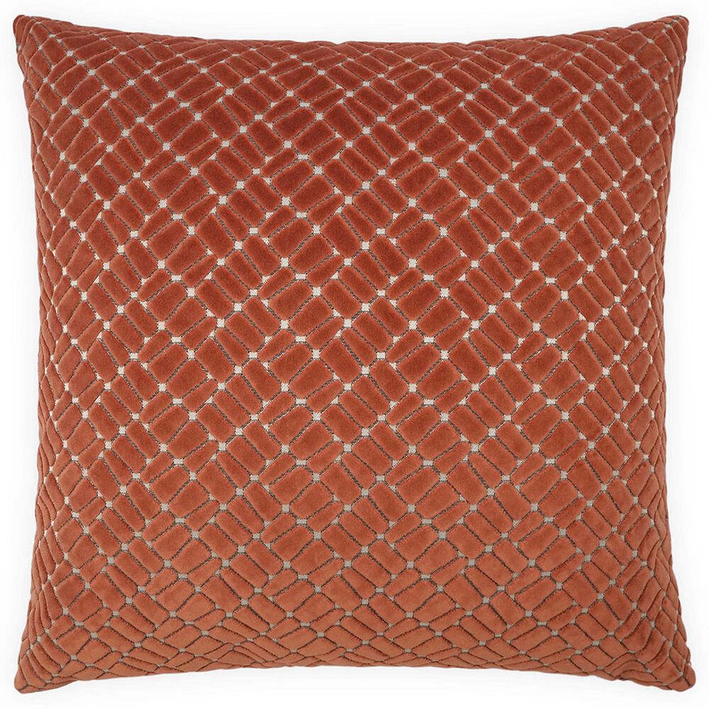 D.V.Kap Inc Melvin 24" x 24" Throw Pillow in Coral, , large
