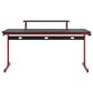 Signature Design by Ashley Lynxtyn Computer Desk with Raised Monitor Stand in Red and Black, , large