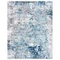 Safavieh Aston 12" x 15" Light Blue and Grey Area Rug, , large