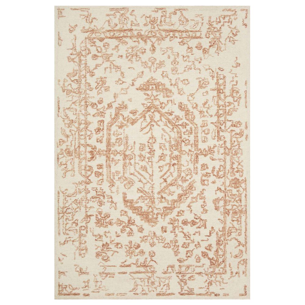 Magnolia Home Annie 2"6" x 7"6" White and Rust Runner, , large