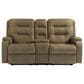 Flexsteel Arlo Power Reclining Console Loveseat with Headrest and Lumbar in Fossil, , large