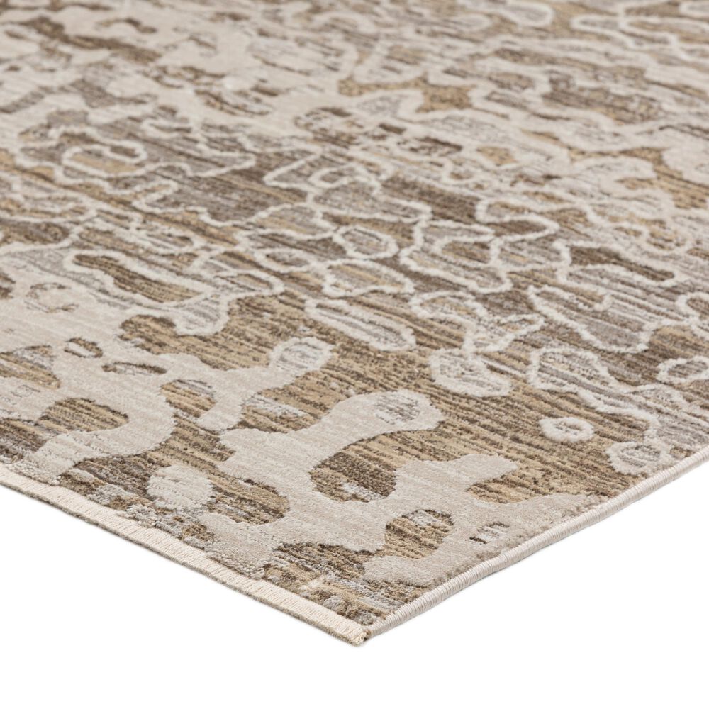 Dalyn Rug Company Denizi Abstract 3&#39;3&quot; x 5&#39;3&quot; Mocha Area Rug, , large