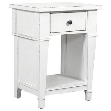 Golden Wave Furniture Stoney Creek Nightstand in Weathered White, , large