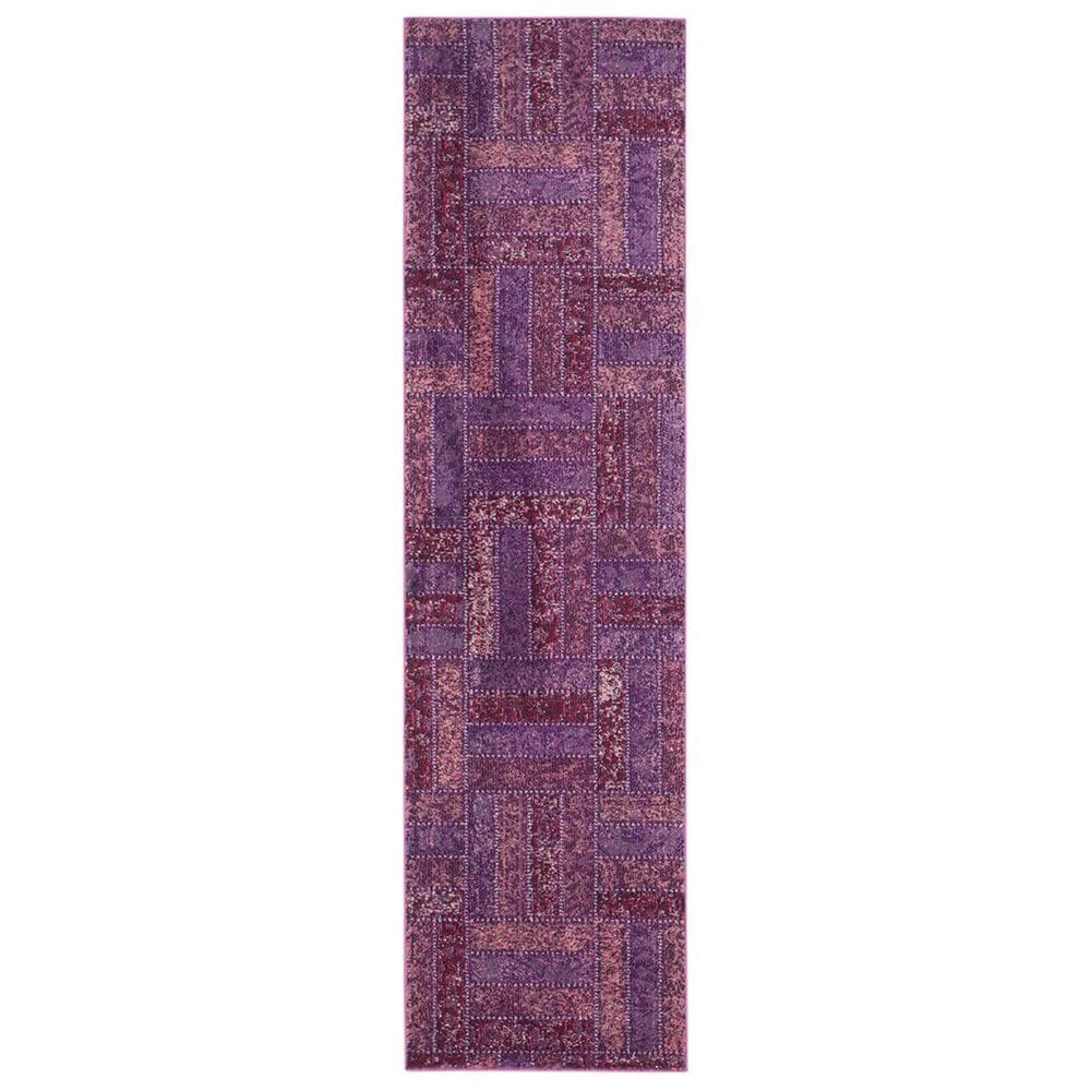 Safavieh Monaco MNC214L-28 2&#39;2&quot; x 8&#39; Purple/Multi Runner, , large