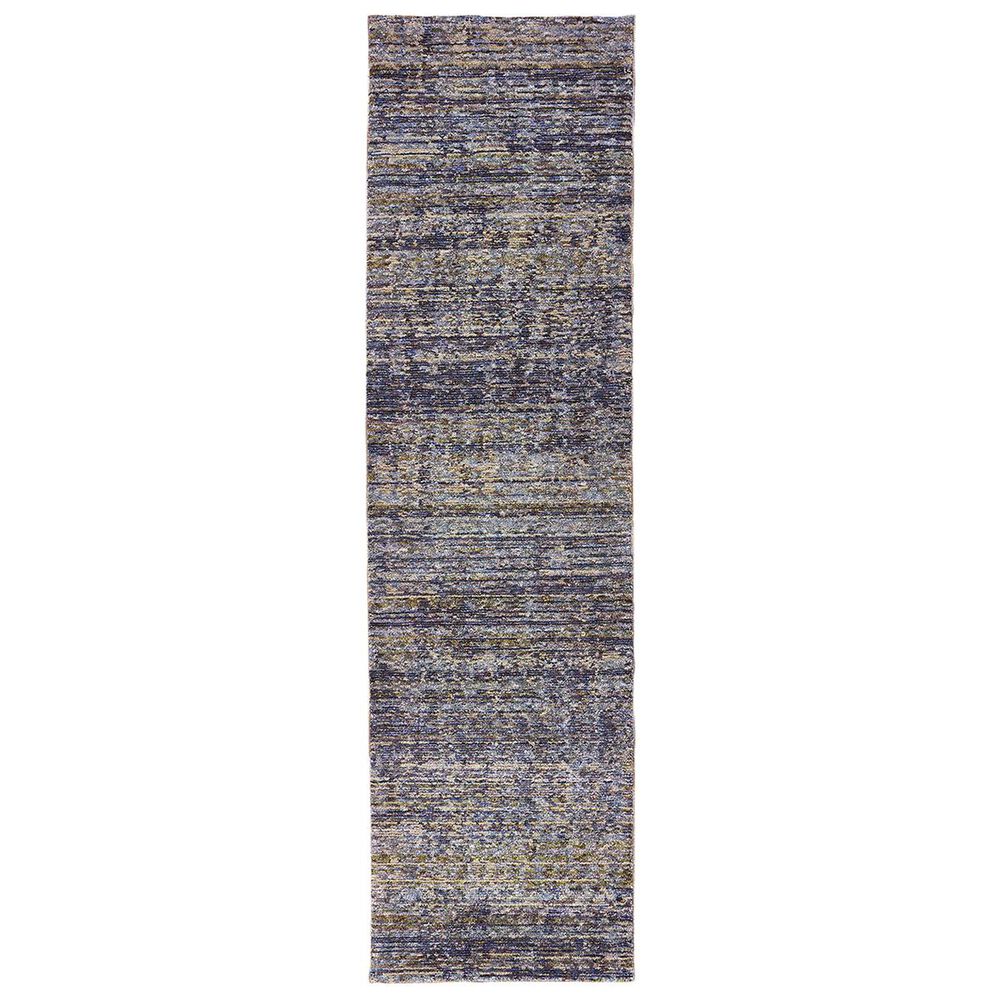 Oriental Weavers Atlas 8033F 2"6" x 12" Purple and Gray Runner, , large