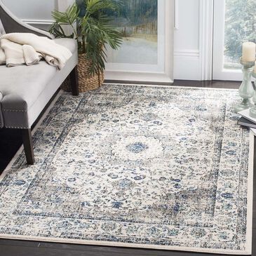 Safavieh Evoke EVK220D-3 3" x 5" Grey/Ivory Area Rug, , large