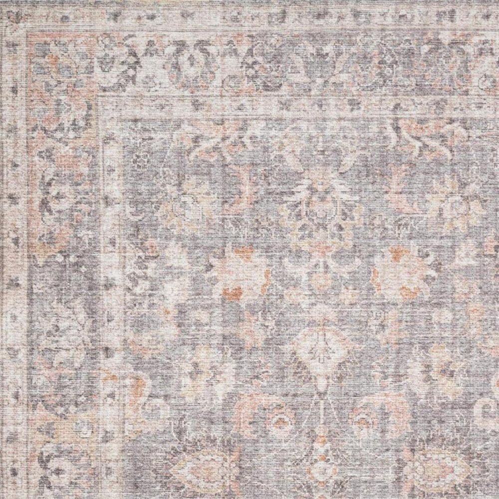 Loloi II Skye SKY-01 2&#39;3&quot; x 3&#39;9&quot; Grey and Apricot Scatter Rug, , large