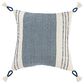 Rizzy Home 20" x 20" Striped Down Filled Throw  Pillow in Blue, , large
