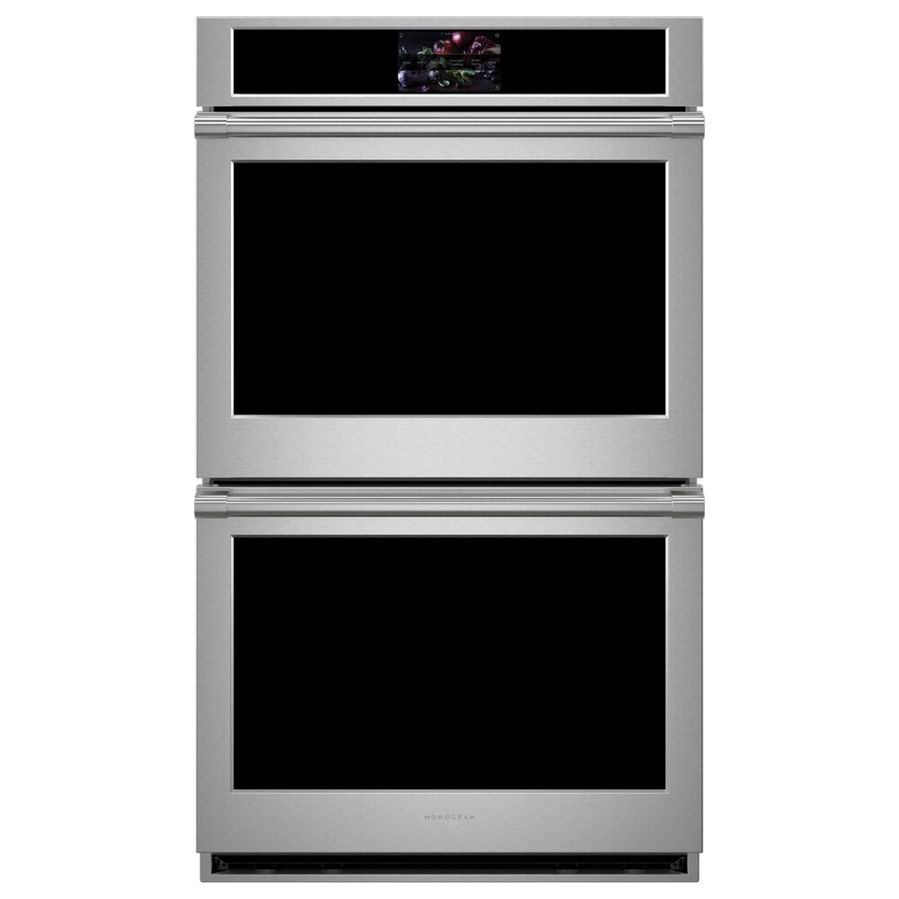 Monogram Statement 30&quot; Electric Double Wall Oven in Stainless Steel, , large