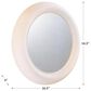Lite Source Oki Wall Mirror Lamp in Frost with Metal Back Plate, , large