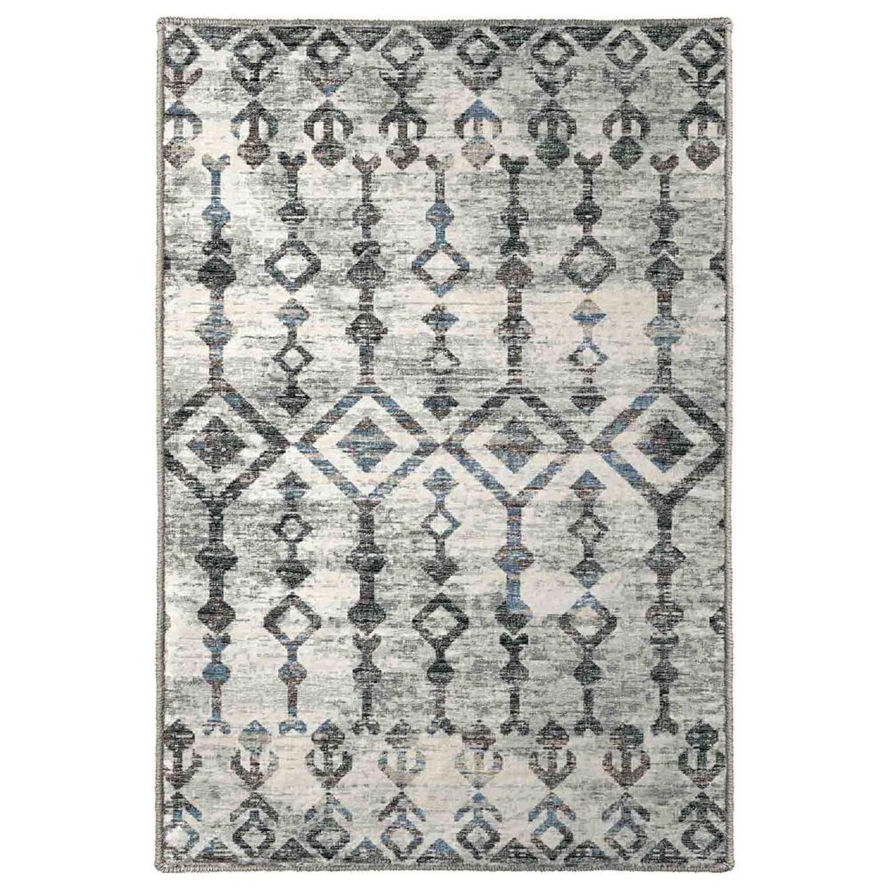 Dalyn Rug Company Brisbane BR8 1"8" x 2"6" Silver Area Rug, , large