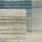 Oriental Weavers Bauer Geometric Lines 3"10" x 5"5" Blue Area Rug, , large