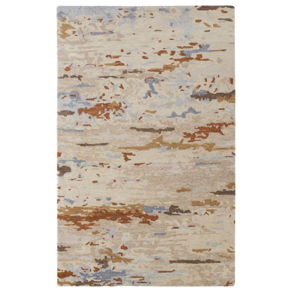 Feizy Rugs Everley 10" x 14" Ivory and Multicolor Area Rug, , large