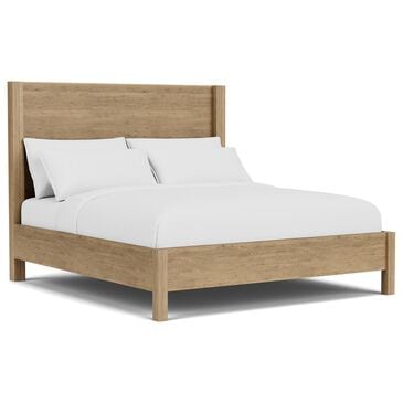 Shannon Hills Davie Queen Wood Panel Bed in Pale Oak, , large