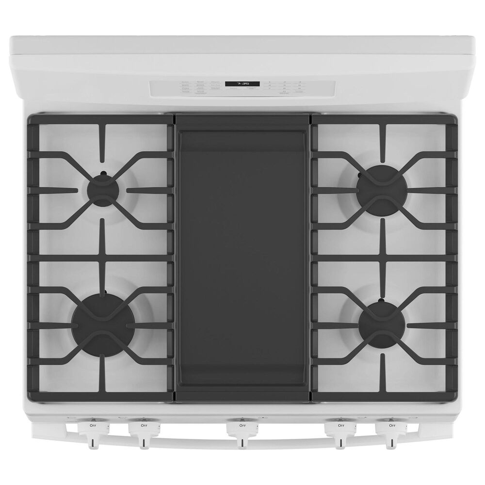 GE Appliances 2-Piece Kitchen Package with 30&#39;&#39; Gas Range and 1.9 Cu. Ft. Microwave Oven in White, , large