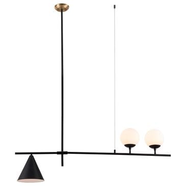 Zuo Modern Richiza Ceiling Lamp in Black, , large