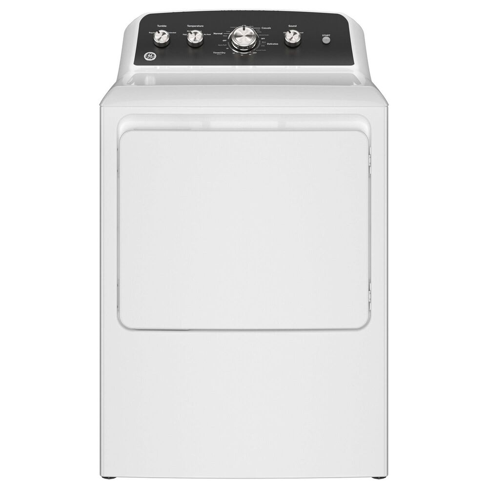 GE 4.5 Cu. Ft. Top Load Washer with Stainless Steel Basket and 7.2 Cu. Ft. Gas Dryer Laundry Pair in White, , large