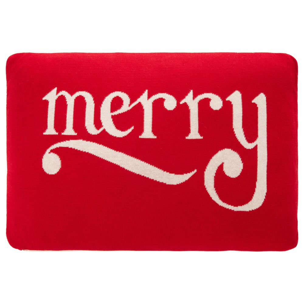 Safavieh Be Merry 24&quot; x 16&quot; Pillow in Red, , large