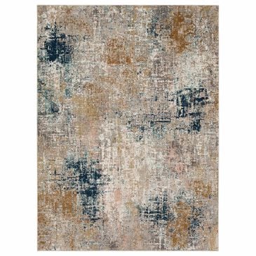 Stacy Garcia Home Rendition Zelig 2"4" x 7"10" Dim Grey, Blue, Brown, Gold, Gray, White and Blush Pink Runner, , large
