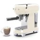 Smeg 33.81 Oz Espresso Manual Coffee Machine in Cream and Polished Chrome, , large