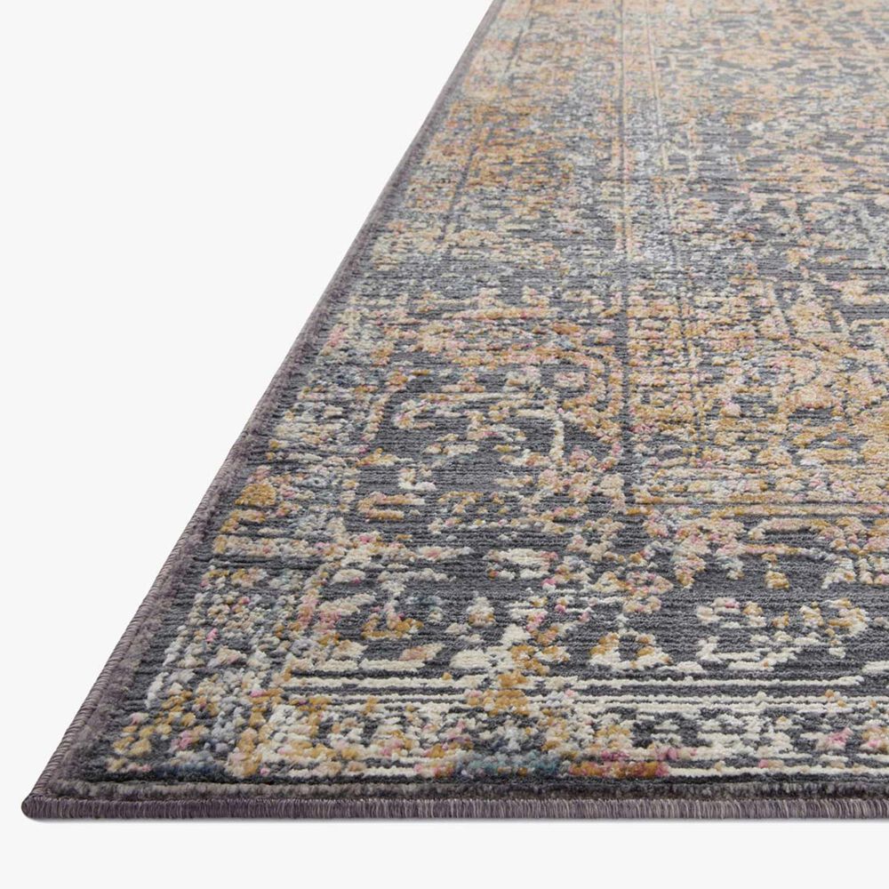 Loloi Indra 2&#39;6&quot; x 4&#39; Graphite and Sunset Area Rug, , large