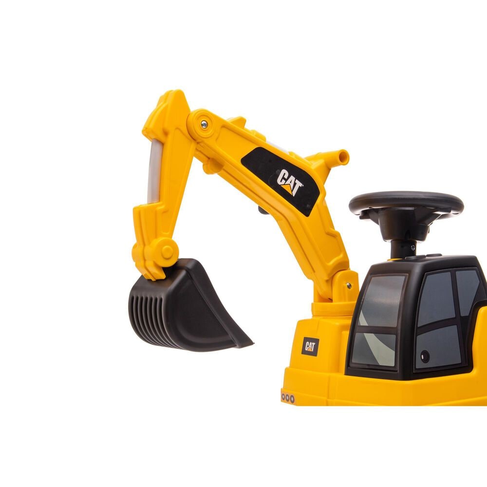 Best Ride On Cars Cat Excavator Push Car Foot-To-Floor in Yellow, , large