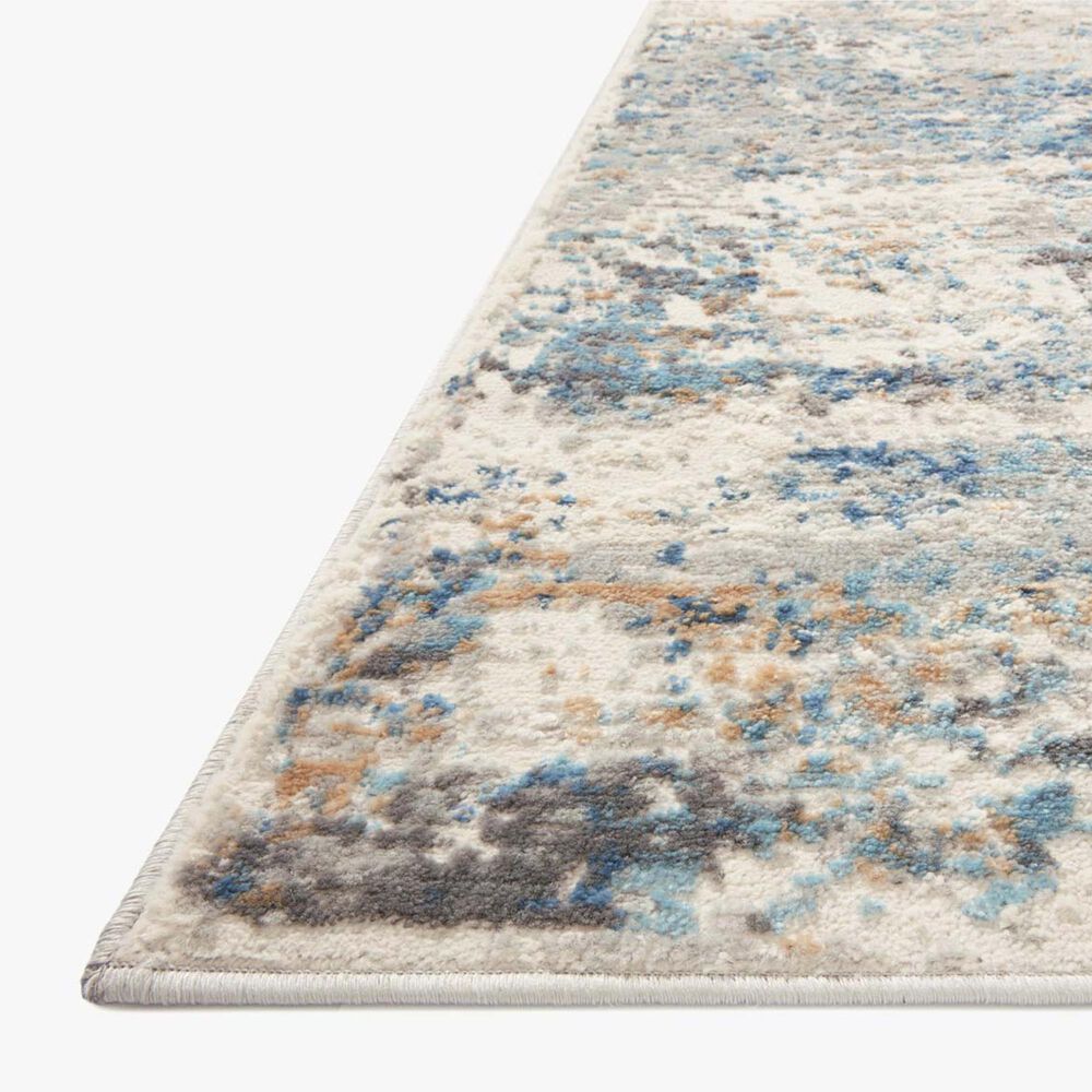 Loloi II Estelle 2&#39; x 3&#39; Ivory and Ocean Area Rug, , large