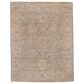 Capel Braymore Keller 8" x 10" Silver and Ivory Area Rug, , large