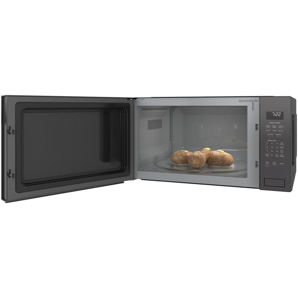 GE Profile 2.2 Cu. Ft. Built-In Sensor Microwave Oven in Dark Gray, , large