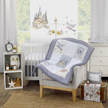 Nojo Baby and Kids Magical Moments 3 Piece Crib Set with Owls and Stars, , large