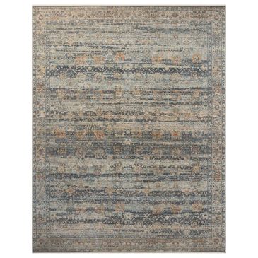 Loloi Heritage 12" x 12" Square Sky and Sunset Area Rug, , large