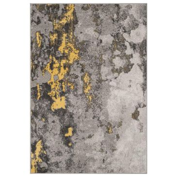 Safavieh Adirondack ADR134H 10" x 14" Grey and Yellow Area Rug, , large