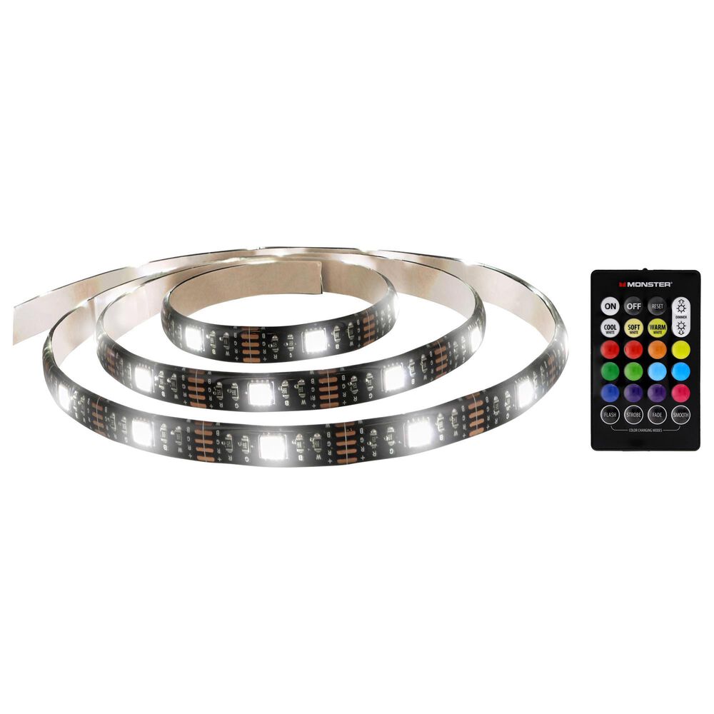 Monster Smart Illuminessence Smart Illuminessence 6.5&#39; Multicolor and Multi White LED Light Strip, , large