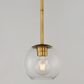 Maxim Lighting Branch 1-Light Pendant in Natural Aged Brass, , large