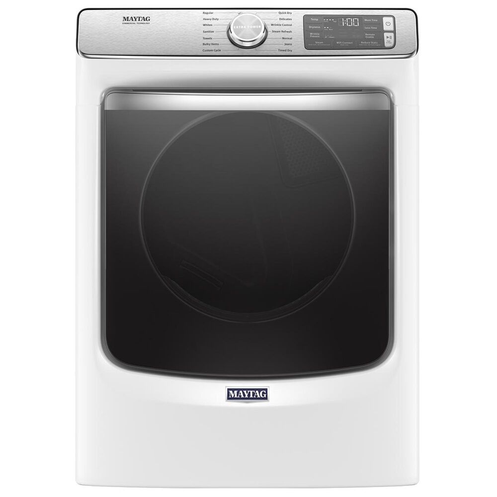 Maytag 7.3 Cu. Ft. Electric Dryer with 14 Dry Cycles in White, , large