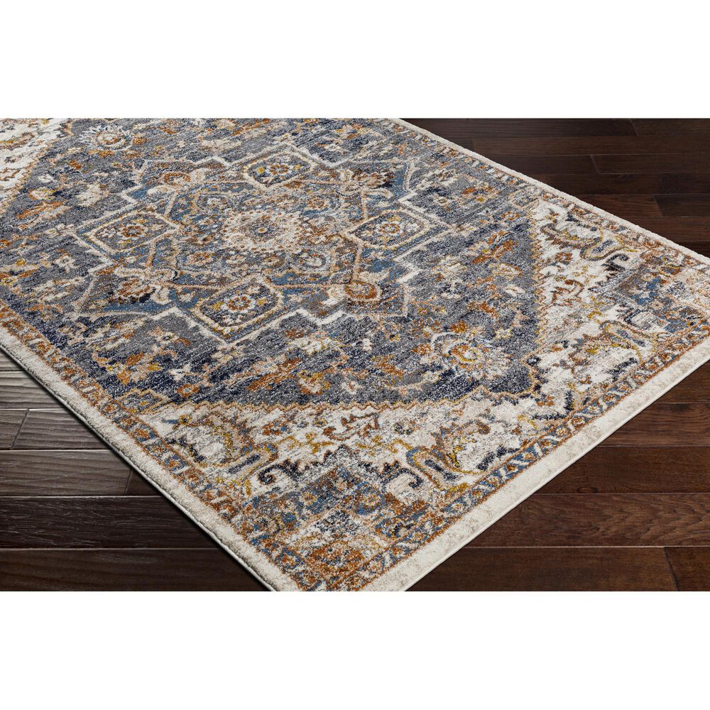 Surya Tuscany 7&#39;10&quot; x 10&#39;3&quot; Blue, Gray and Brown Area Rug, , large