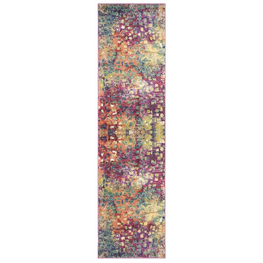 Safavieh Monaco MNC225D-220 2&#39;3&quot; x 20&#39; Pink/Multi Runner, , large