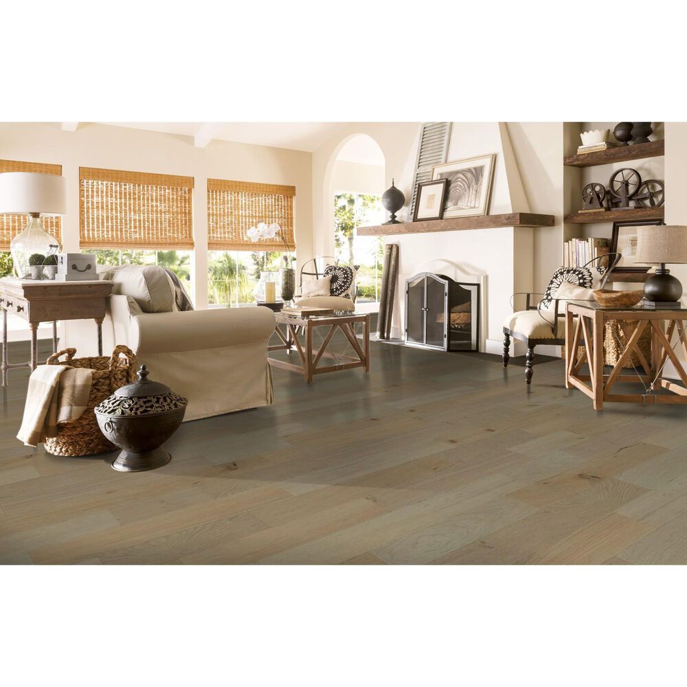 Hartco Timberbrushed Gold Coastal Style White Oak Hardwood, , large