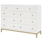 Legacy Classic Chelsea 3-Piece King Bedroom Set in White and Gold, , large