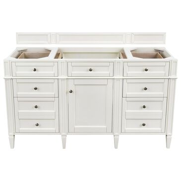 James Martin Brittany 60" Single Bathroom Vanity in Bright White, , large