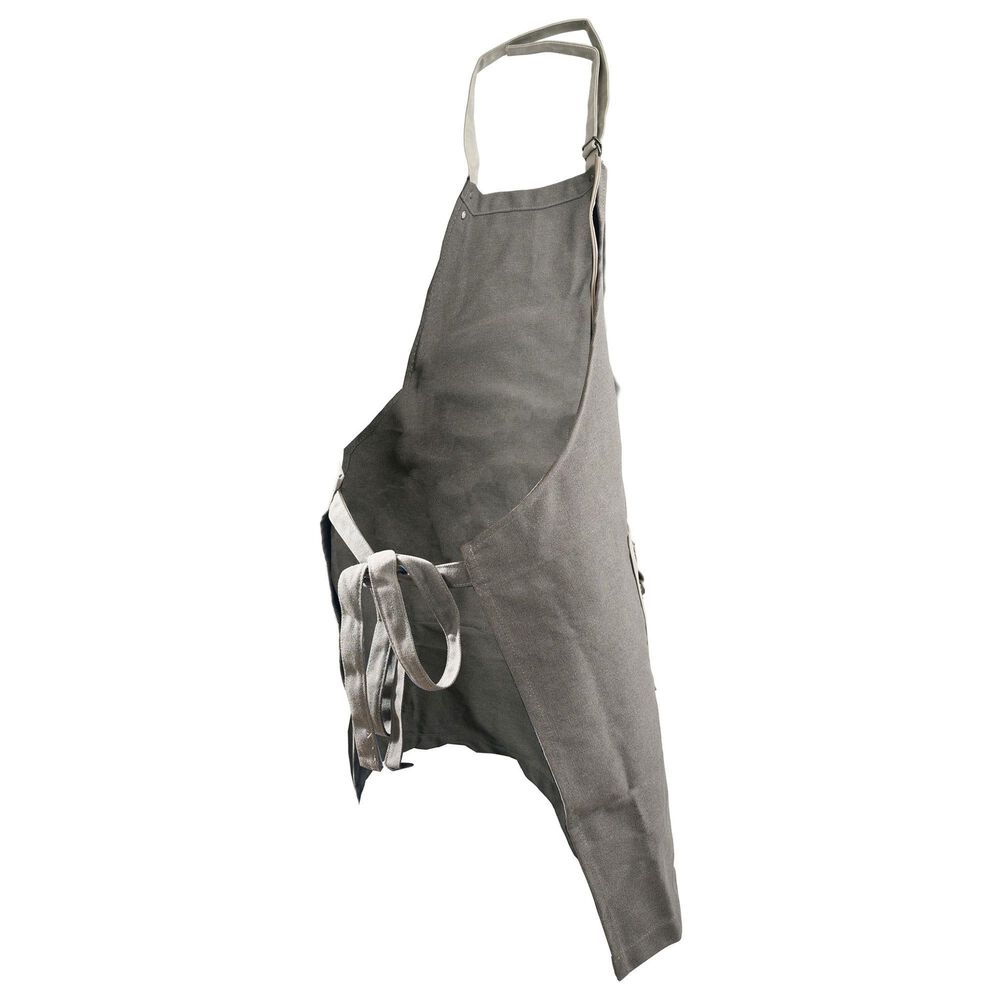 Pavilion King of The Grill Canvas Apron in Gray and Tan, , large